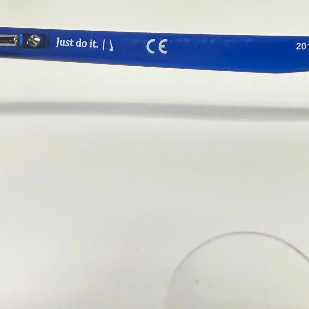 Nike‎ 5019 402 Blue Rectangular Eyeglasses Frames 50-15-135 Just Do It Eyewear